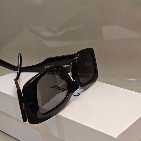 Celine Black Logo Sunglasses | Tried On Only | Like New display picture 2